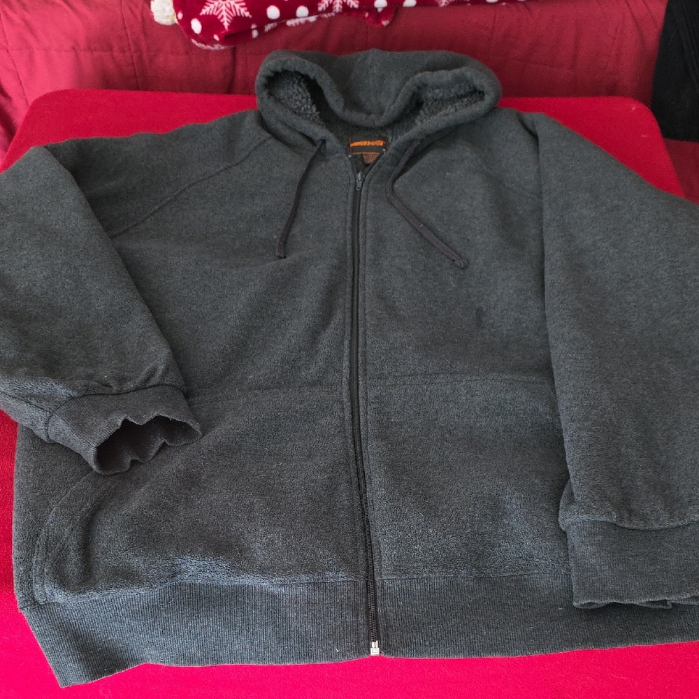 Avia Men's Charcoal Zip-Up Sweater